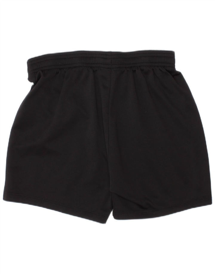 Umbro Short de Sport Garçon 9-10 Ans Noir Moyen Polyester