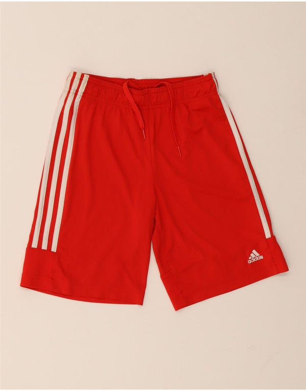Adidas Boys Aeroready Sport Shorts 11-12 Years  Red Polyester
