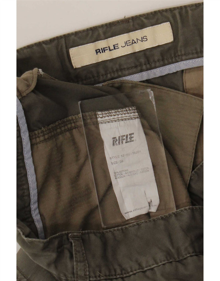 Rifle Herre Cargo Shorts W38 XL Grå Bomuld