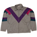 MC CRAE'S Veste de survêtement pour homme XL Gris Colorblock Polyester