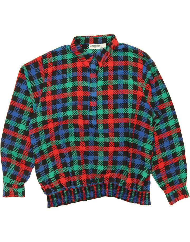 ALFRED DUNNER Womens Pullover Shirt Blouse UK 20 2XL Multicoloured Check Vintage Alfred Dunner and Second-Hand Alfred Dunner from Messina Hembry 