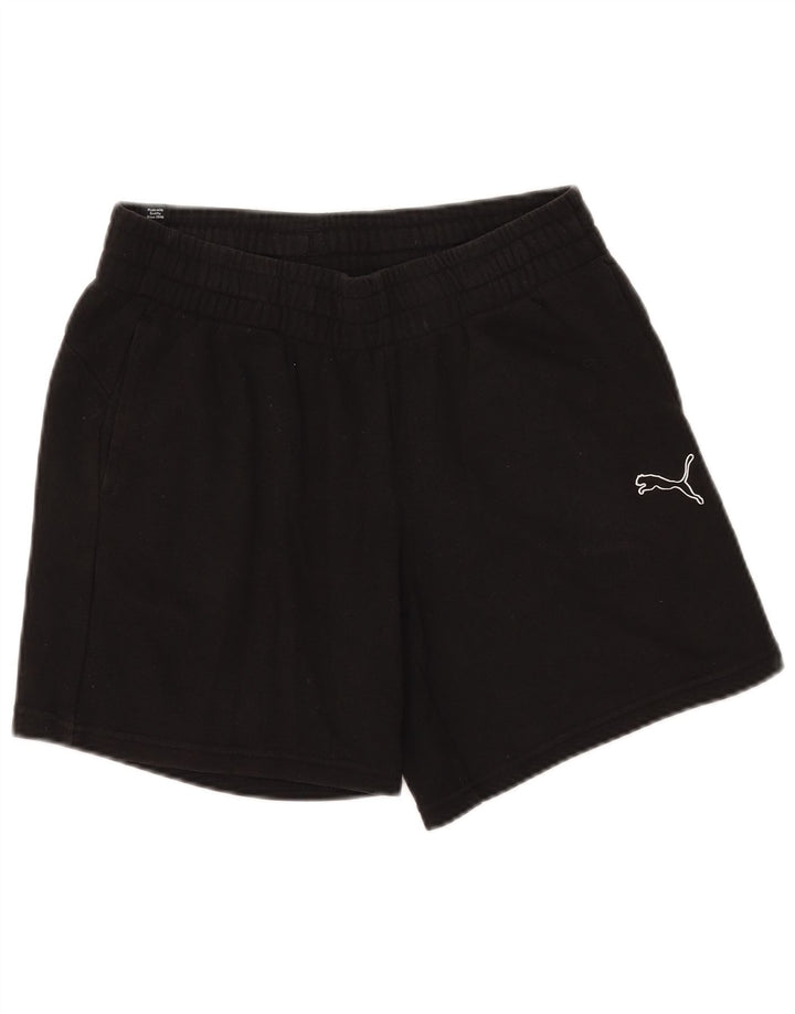 Pantaloncini sportivi da uomo Puma medio cotone nero