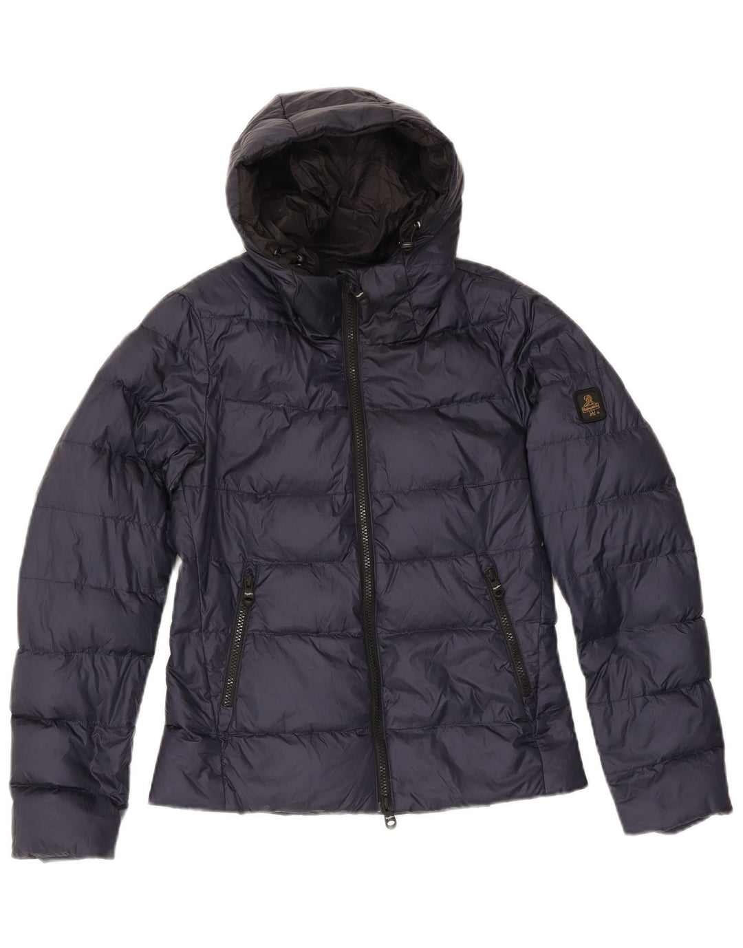 Refrigiwear Dame Hooded Polstret Jakke IT 40 Small Navy Blue