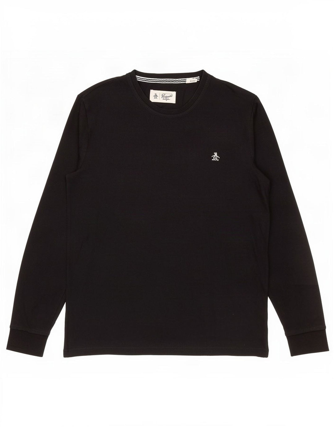 Penguin Haut Homme Manches Longues Petit Coton Noir
