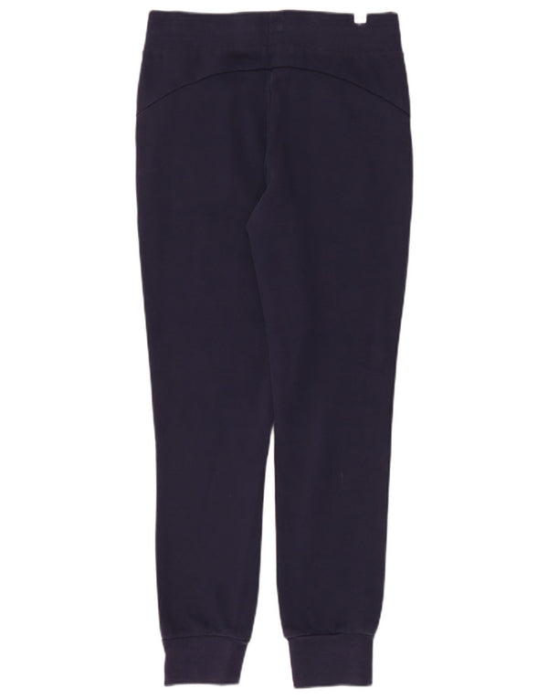 Puma Pantalon de survêtement pour femme Joggers UK 10 Small Bleu marine Coton