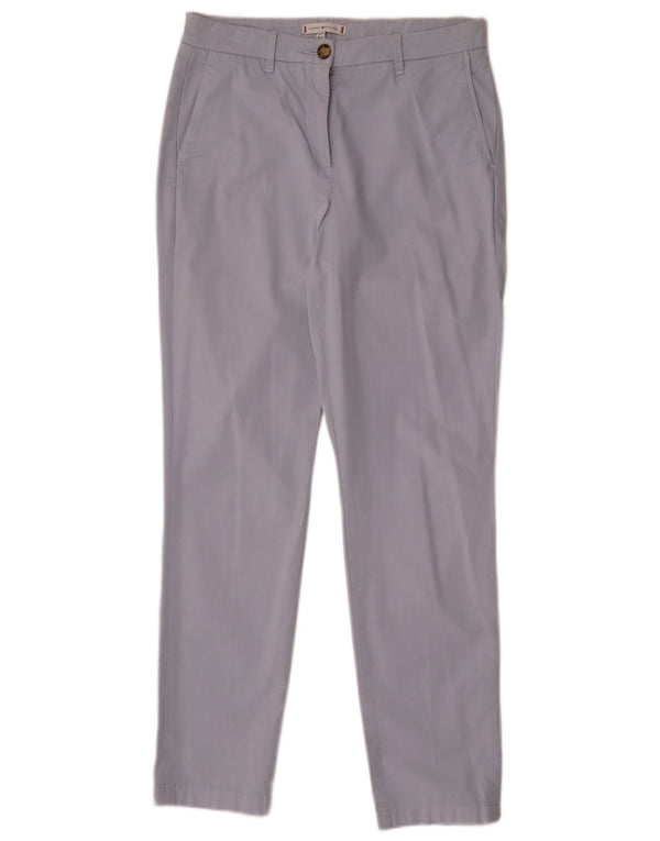 Tommy Hilfiger Dame Slim Chino Bukser UK 8 Small W30 L29 Blå Bomuld