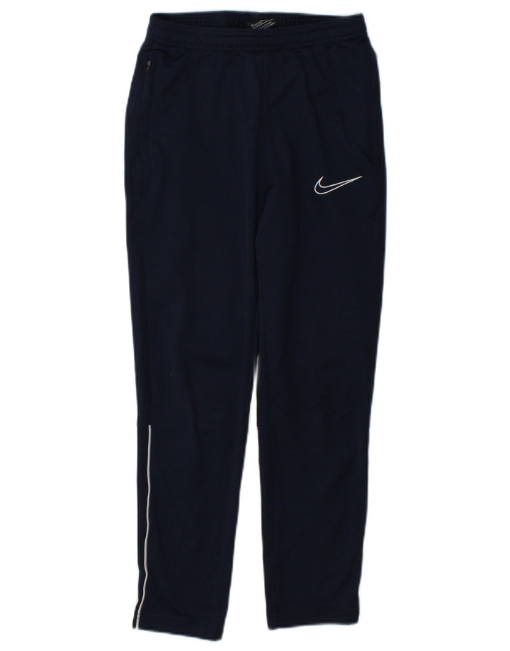 Pantaloni da tuta Nike da ragazzo Dri Fit 10-11 anni medio blu navy poliestere