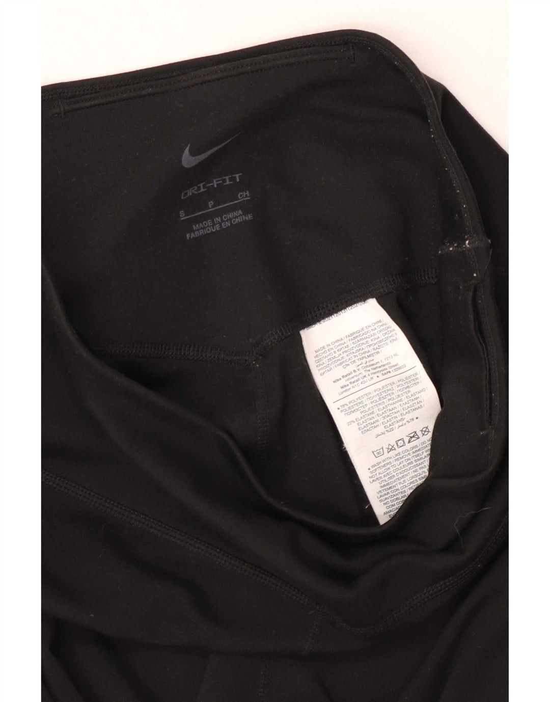 Leggings Nike Dri Fit da donna UK 8 Small Nero Poliestere