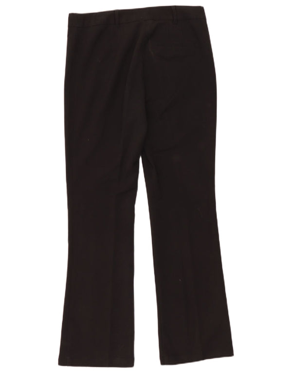 Marks & Spencer Damen Bootcut Freizeithose UK 12 Medium W32 L30 Schwarz