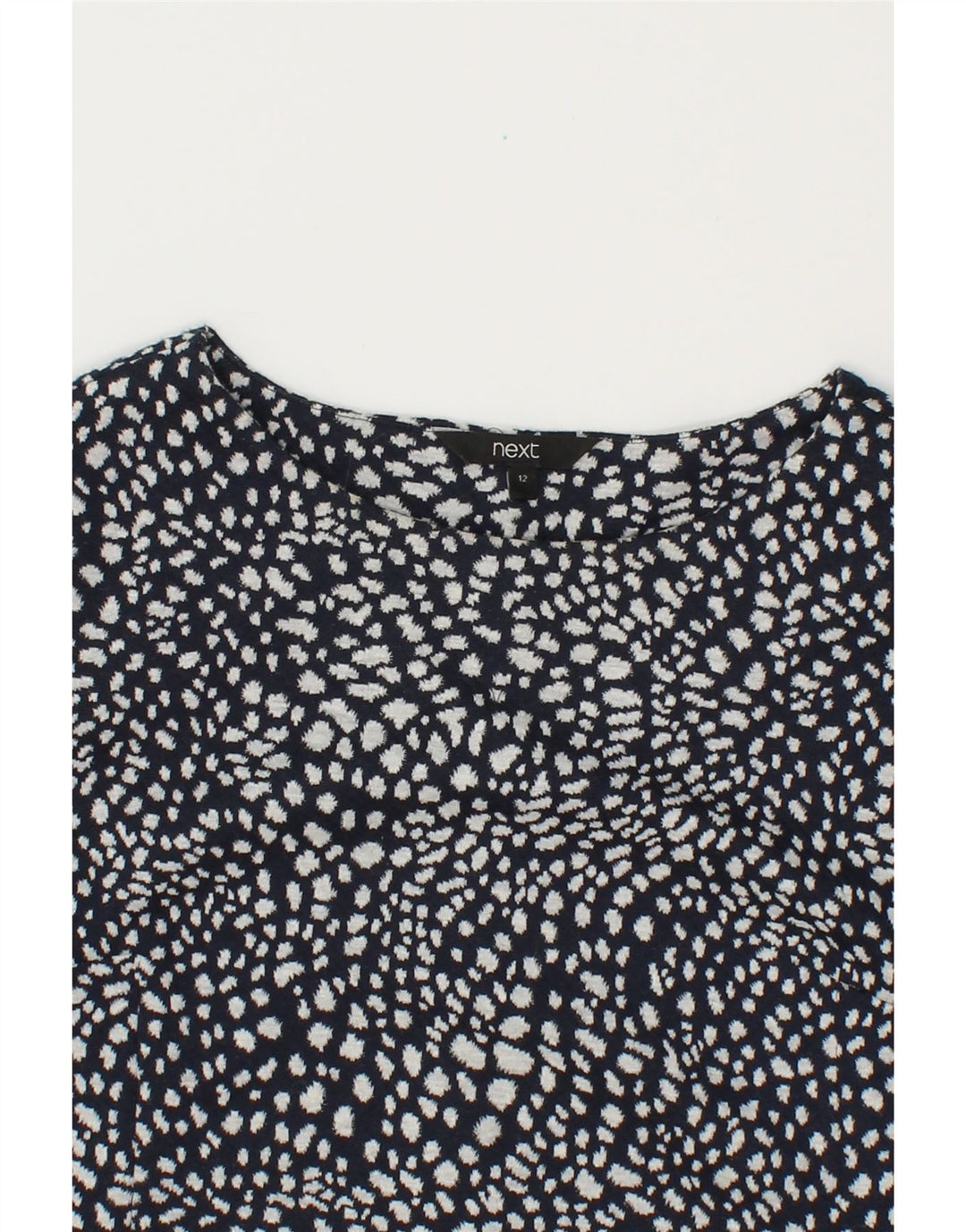 NEXT Womens Abstract Pattern Sheath Dress UK 12 Medium  Black Cotton Vintage Next and Second-Hand Next from Messina Hembry 