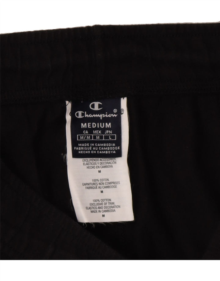 CHAMPION Mens Sport Shorts Medium Black Cotton Vintage Champion and Second-Hand Champion from Messina Hembry 