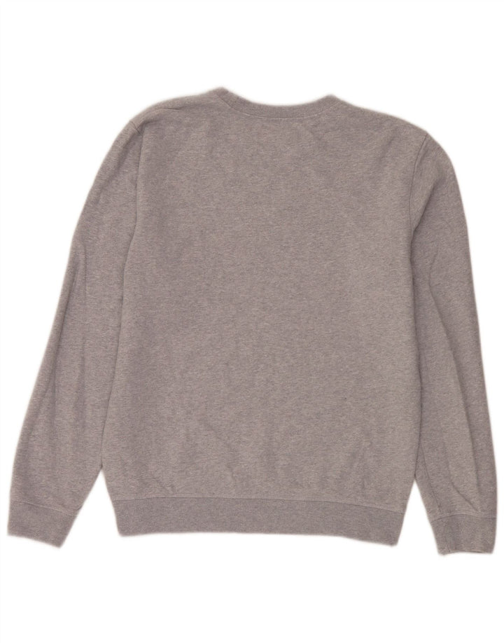 Felpa da uomo All Saints Maglione in cotone grigio medio