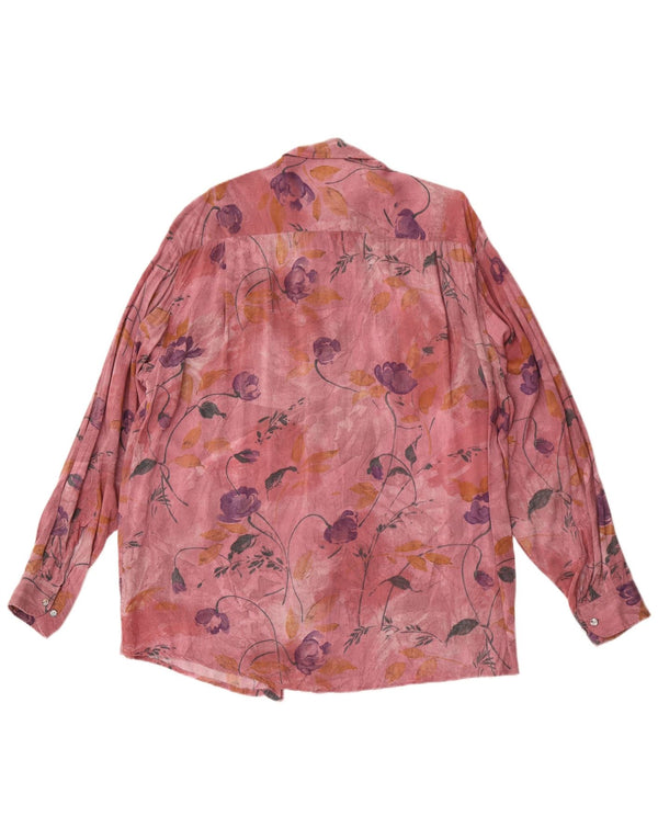Casa Moda Chemise Homme XL Bordeaux Floral