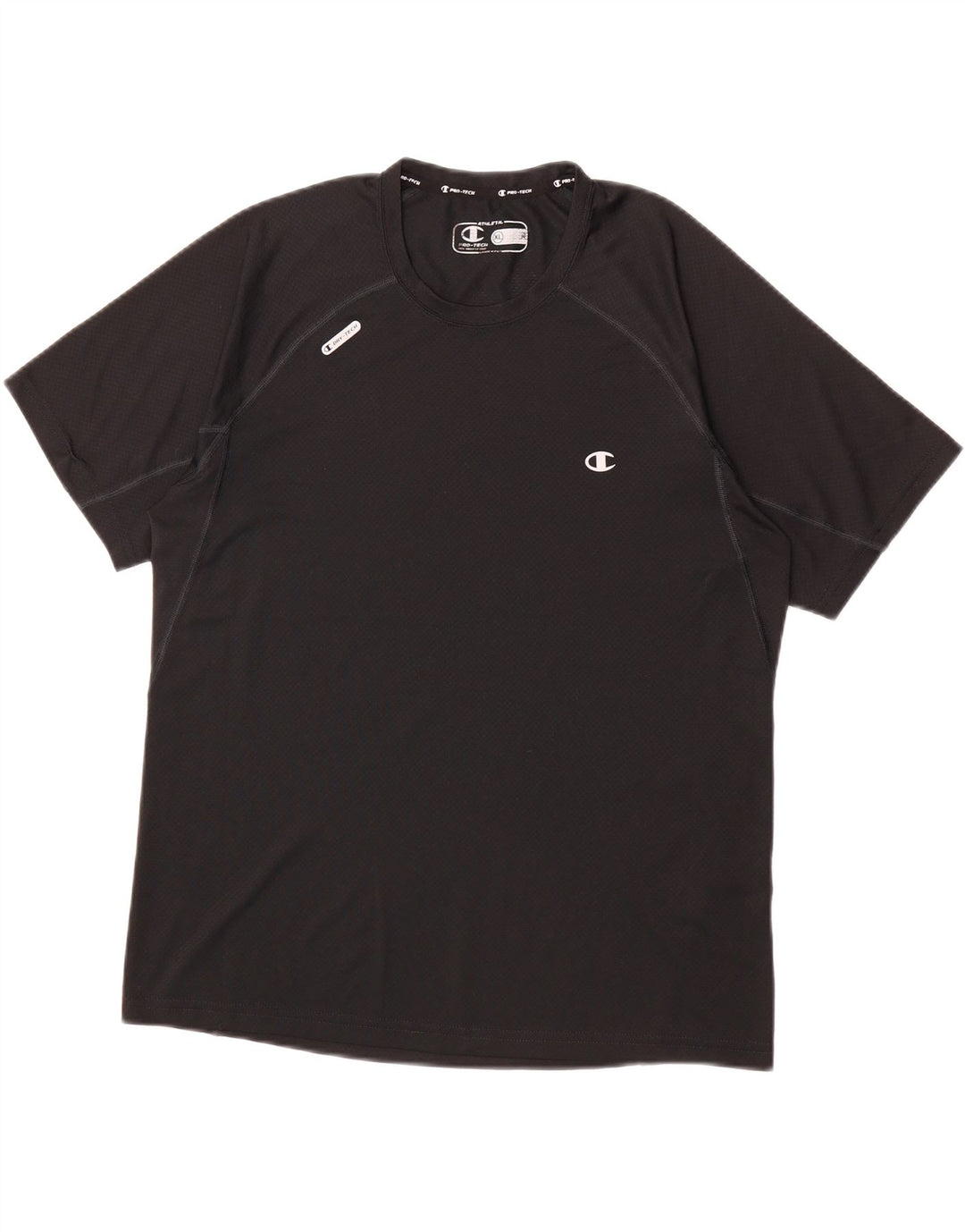 CHAMPION Mens T-Shirt Top XL Black Vintage Champion and Second-Hand Champion from Messina Hembry 