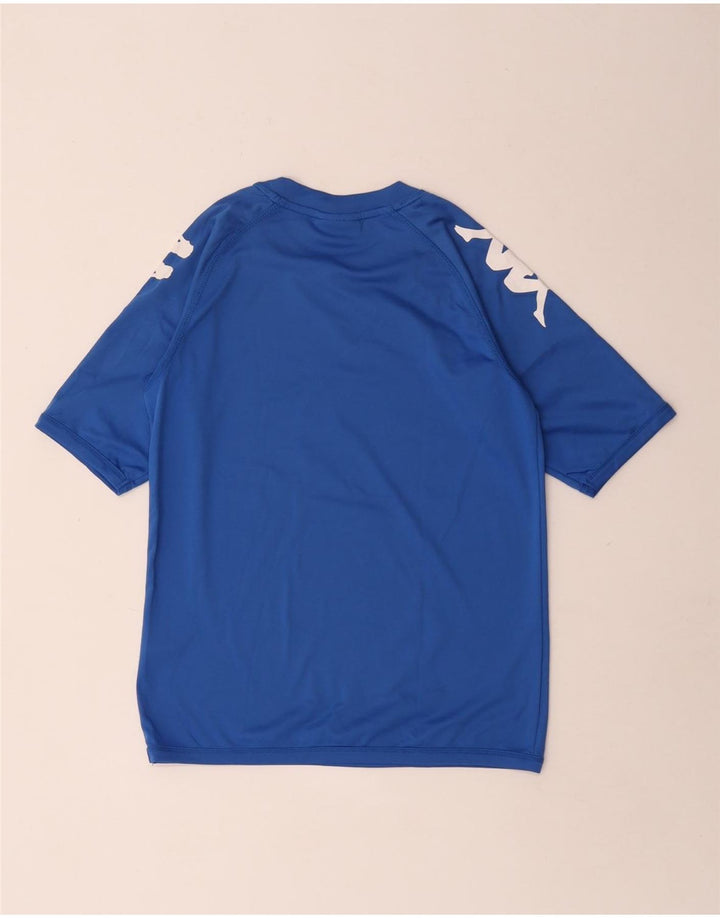 Kappa Boys Grafisk T-Shirt Top 11-12 År Blå Polyester