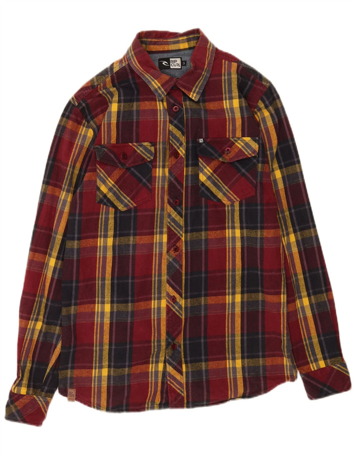 Rip Curl herre flannel skjorte lille rød ternet