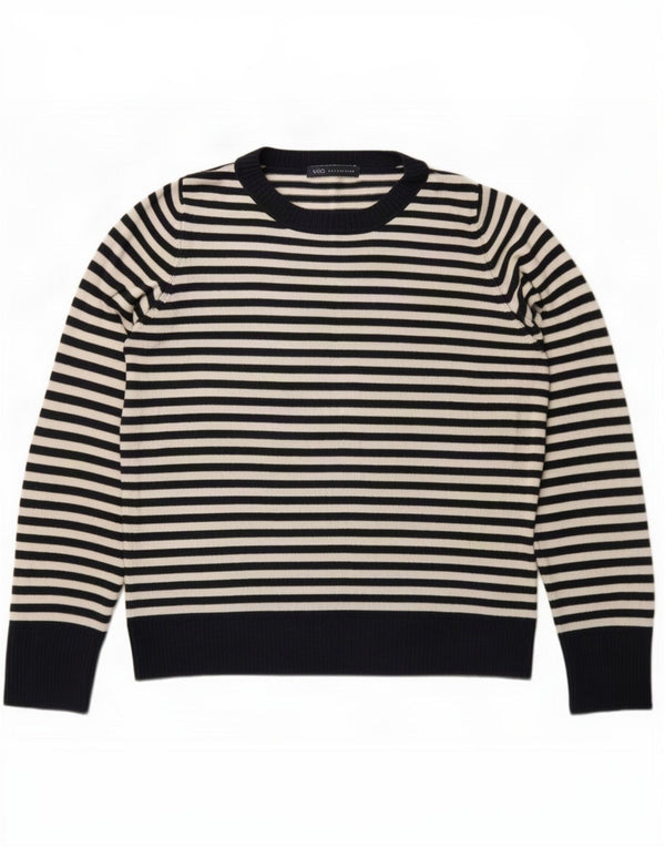 Marks & Spencer Γυναικείο πουλόβερ με λαιμόκοψη UK 14 Large Navy Blue