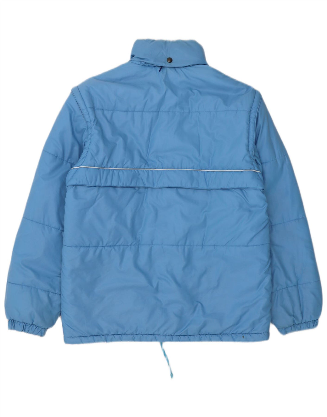 Vintage Mens Padded Jacket IT 48 Medium Blue Polyamide