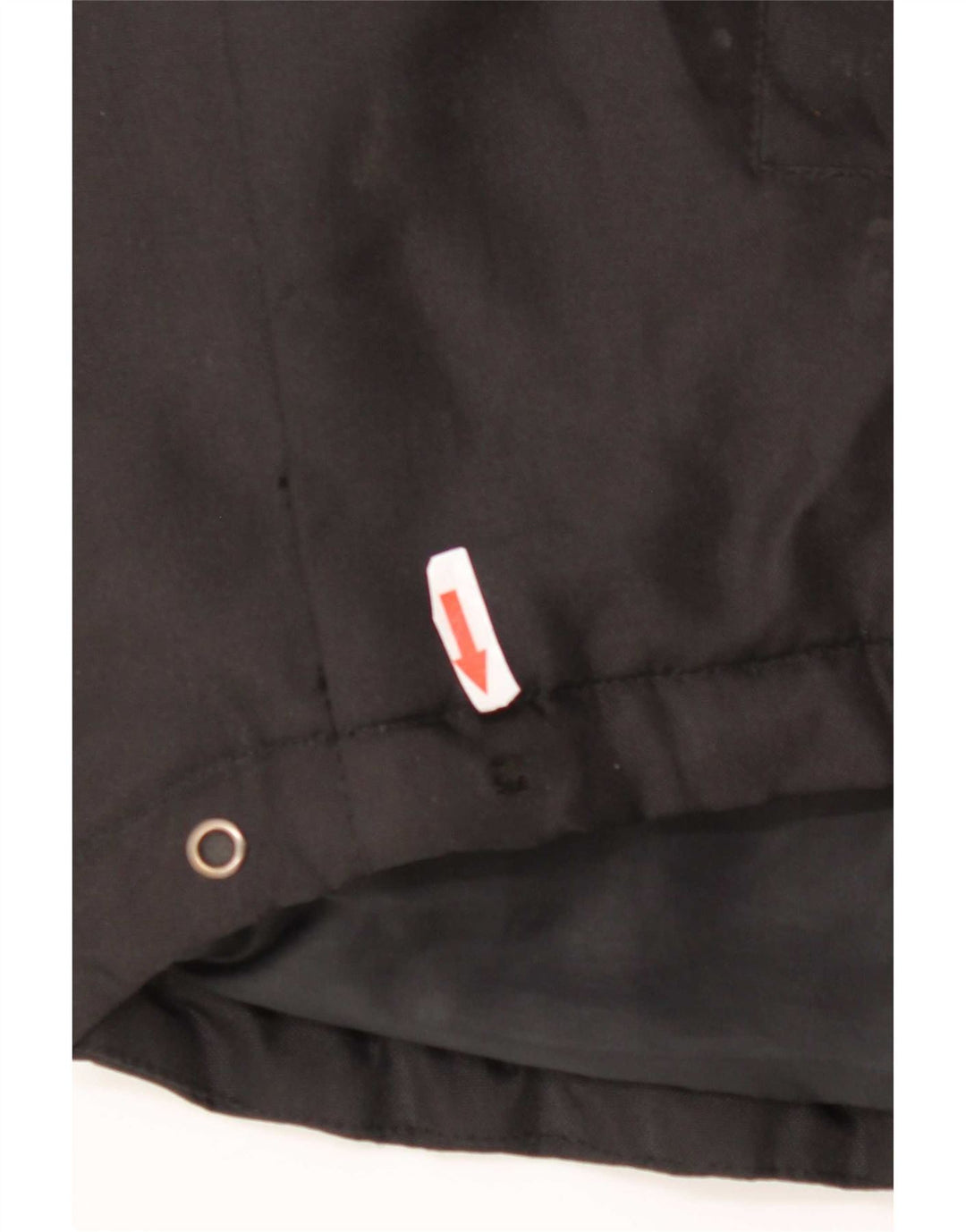 Kappa Chaqueta cortavientos para hombre UK 42 XL Poliéster negro