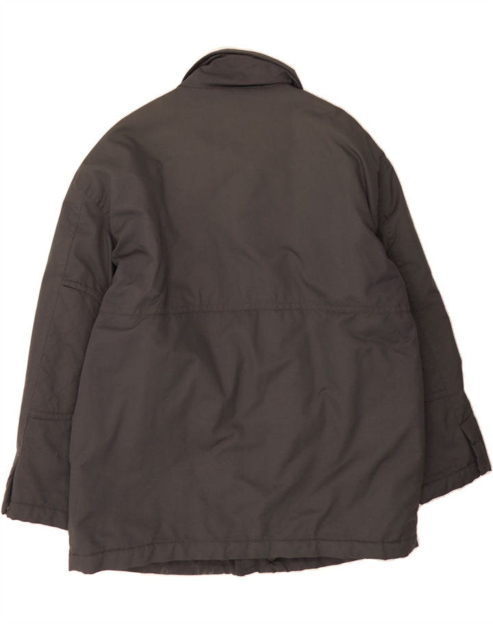 ELLESSE Mens Padded Jacket IT 50 Large Grey Polyester Vintage Ellesse and Second-Hand Ellesse from Messina Hembry 