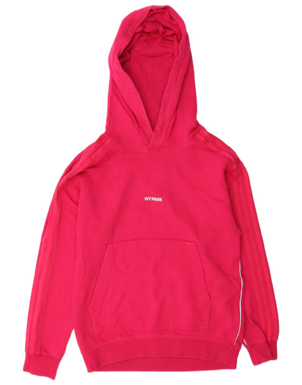 Adidas Mens Loose Fit Hoodie Jumper 2XS Pink Cotton