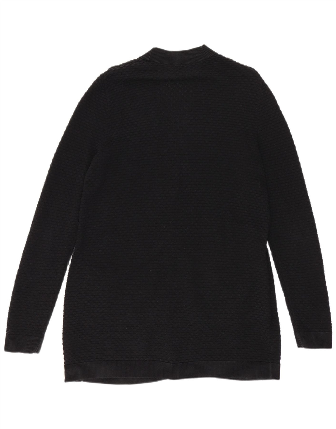 Cos Womens Longline Cardigan Sweater UK 10 Small Black