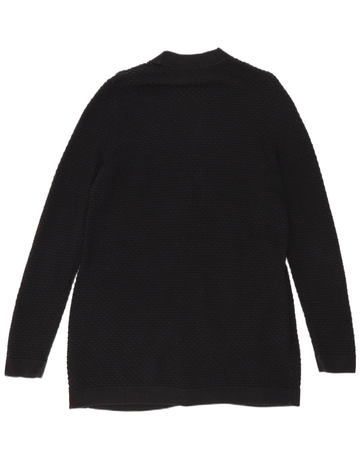 Cos Womens Longline Cardigan Sweater UK 10 Small Black
