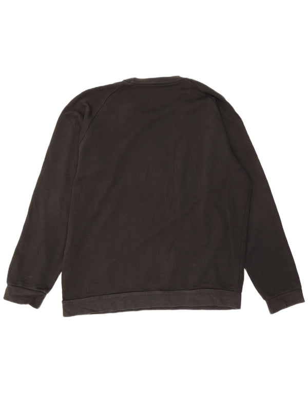 Adidas Mens Sweatshirt Jumper XL Black Cotton