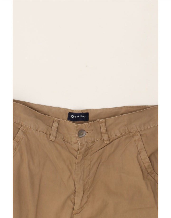 SUPERGA Mens Chino Shorts Small W28 Brown Cotton Vintage Superga and Second-Hand Superga from Messina Hembry 