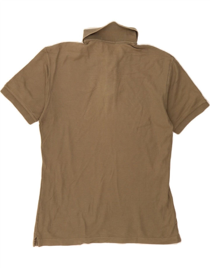 FILA Mens Polo Shirt IT 48 Medium Khaki Cotton Vintage Fila and Second-Hand Fila from Messina Hembry 