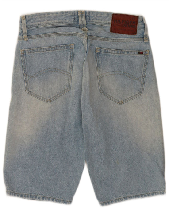 Tommy Hilfiger Mens Regular Denim Shorts W29 Medium Blue Cotton