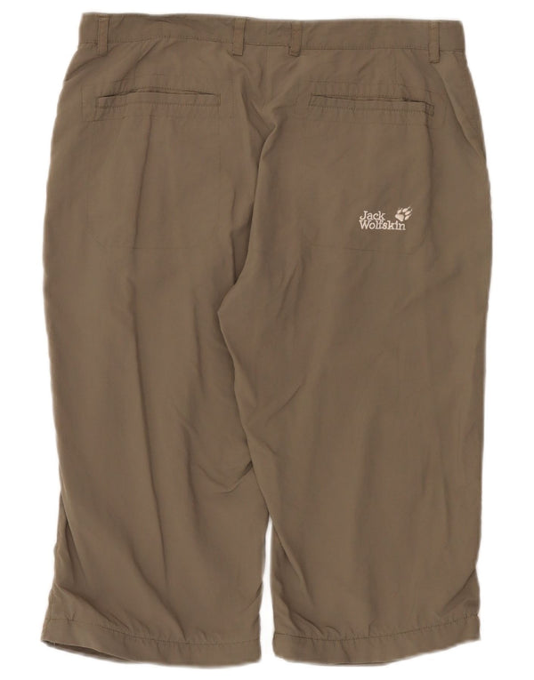 Jack Wolfskin Womens Bermuda Shorts UK 8/10 Small W29 Grey Polyamide