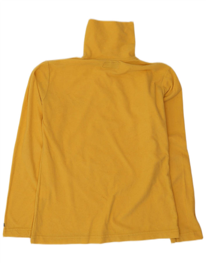 Maglione in pile da donna con collo e zip Invicta UK 12 poliestere giallo medio