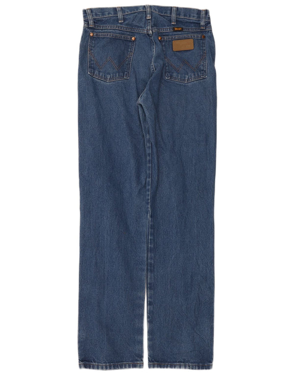 Blugi drepti pentru bărbați Wrangler W32 L34 Bumbac albastru