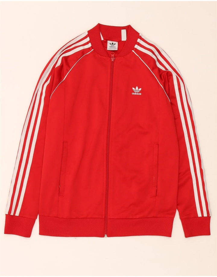ADIDAS Træningsdragt til drenge Topjakke 13-14 År Rød Polyester