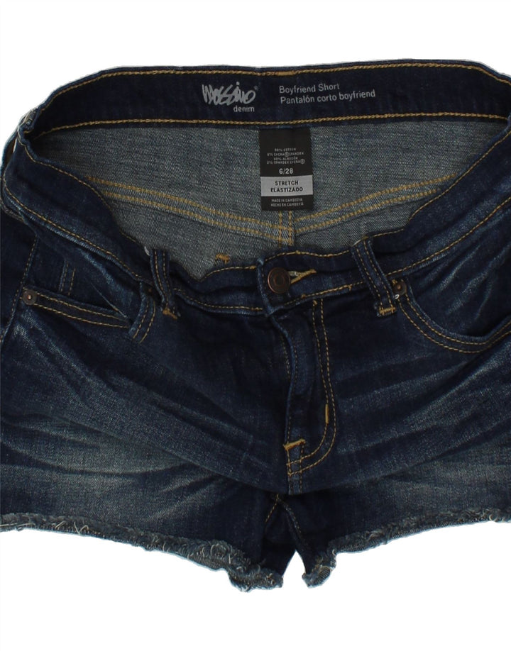 MOSSIMO Womens Denim Shorts US 6 Medium W28  Navy Blue Cotton Vintage Mossimo and Second-Hand Mossimo from Messina Hembry 