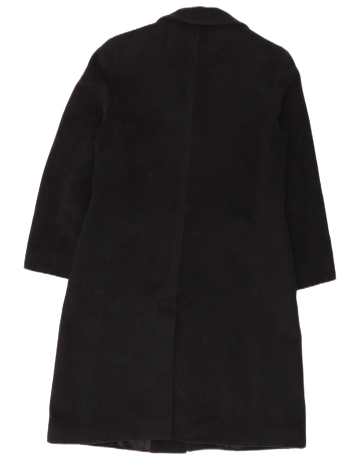 Marella Womens Overcoat UK 14 Large Black Virgin Wool