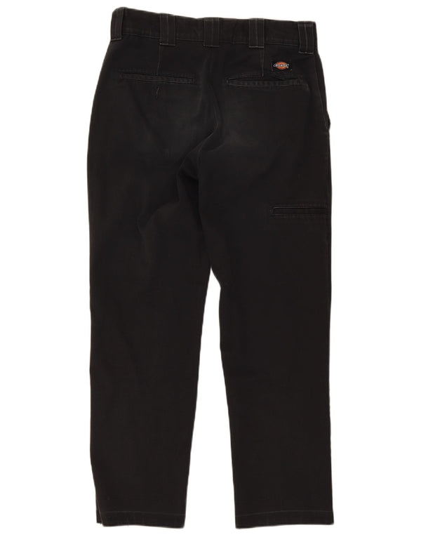Мужские тонкие зауженные повседневные брюки Dickies W30 L28, черный полиэстер
