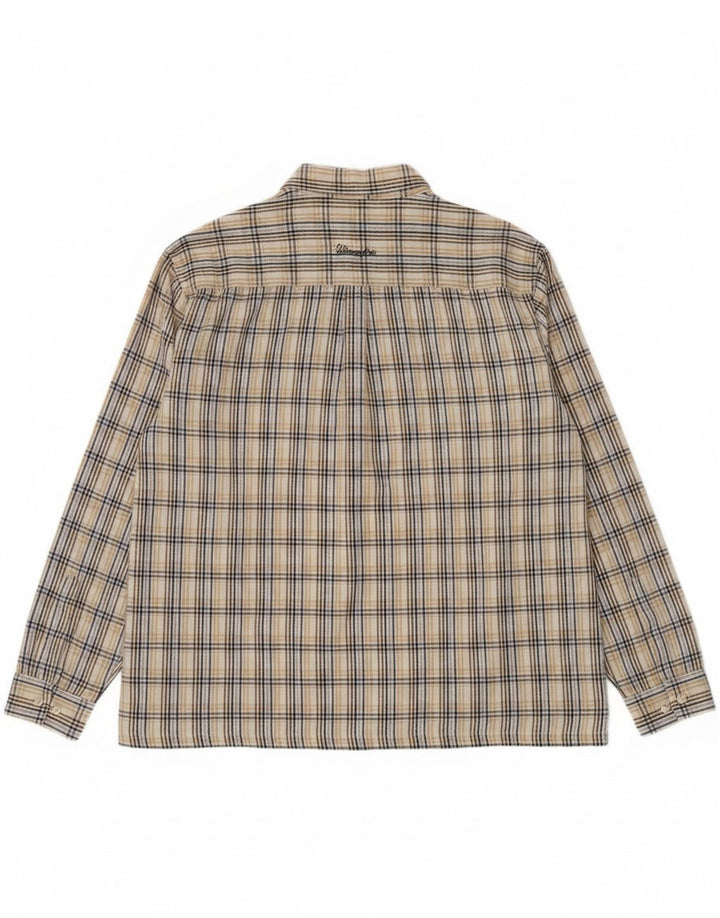 Wrangler herreskjorte XL flerfarvet ternet bomuld