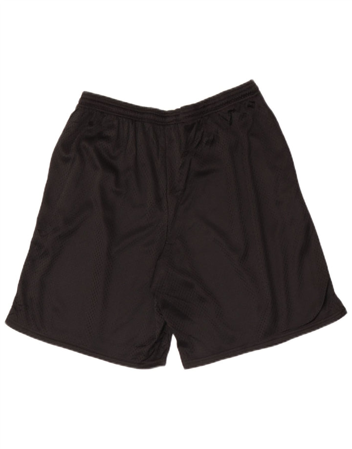 CHAMPION Herren-Sportshorts, groß, aus schwarzem Polyester