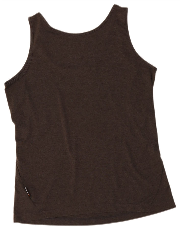 Jack Wolfskin Womens Vest Top UK 18/20 XL Grey Polyester