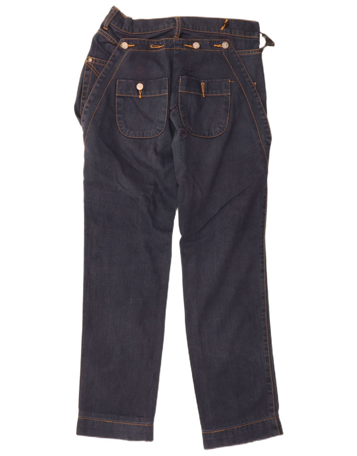 Frankie Morello Womens Straight Jeans W30 L30 Navy Blue