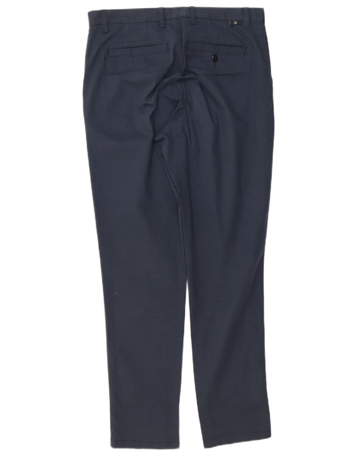 Ted Baker Pantalon Chino Slim Homme W32 L31 Bleu Marine Polyester