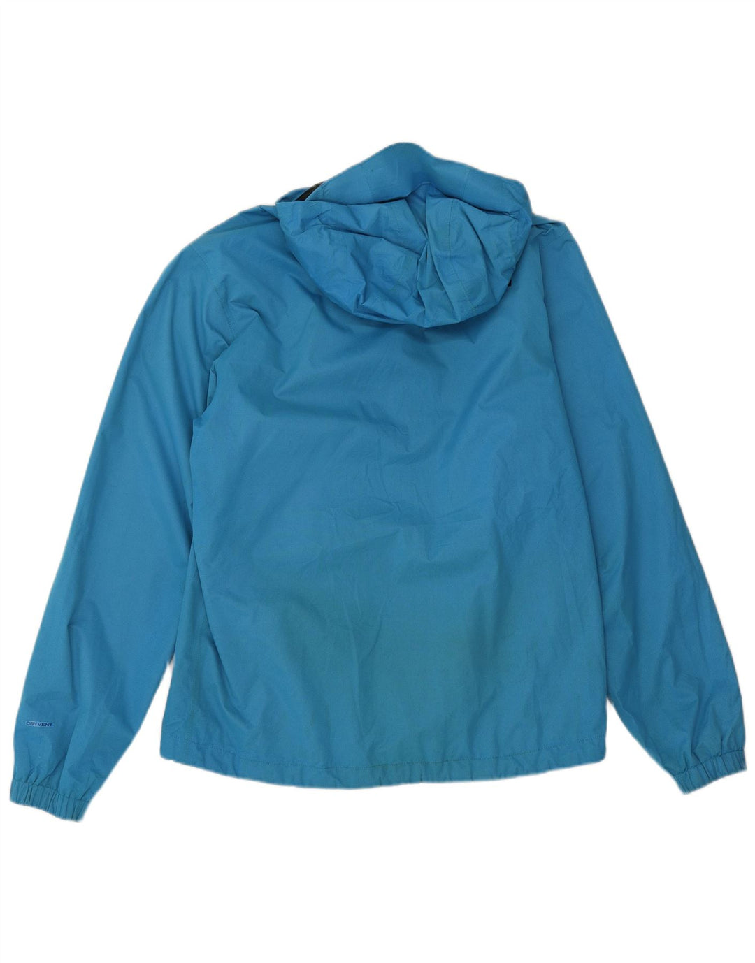 The North Face Mens Hooded Rain Jacket UK 38 Medium Blue Polyester