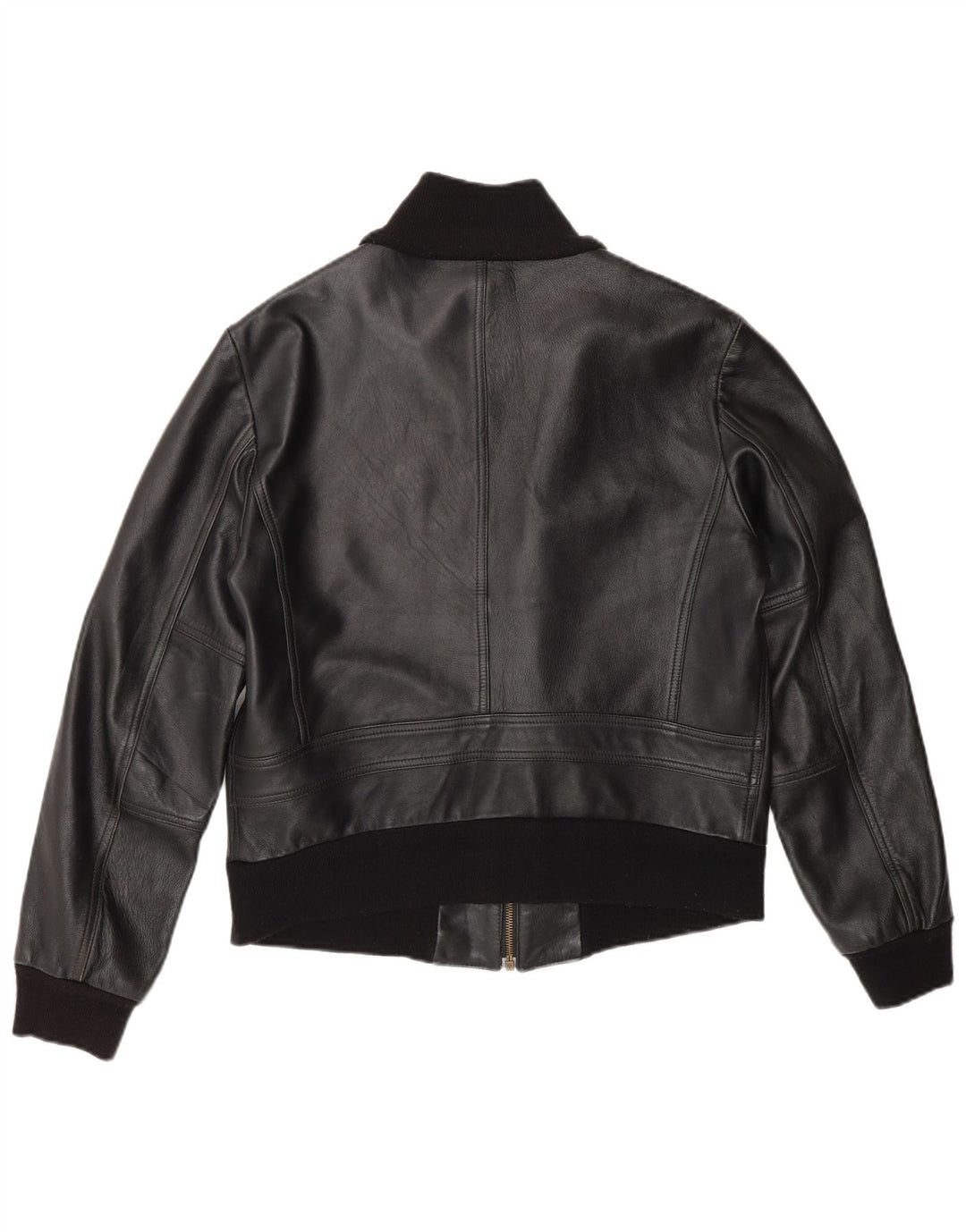 Vintage Mens Leather Jacket UK 38 Medium Black
