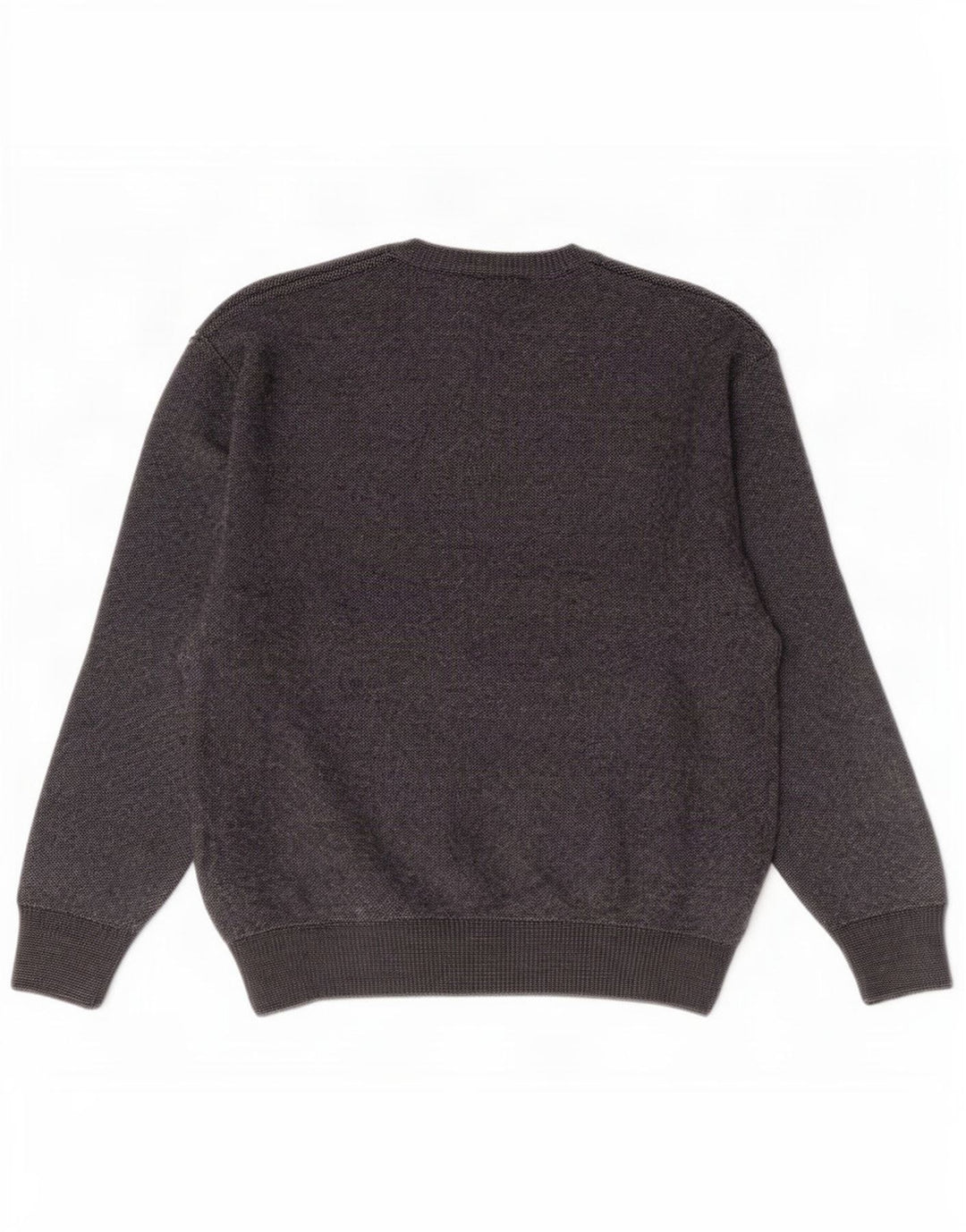 Marks & Spencer Mens V-Neck Jumper Sweater Medium Grey Acrylic