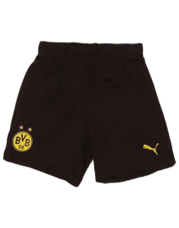 Puma Boys BVB Dortmund Αθλητικό σορτς 11-12 ετών μαύρο πολυεστέρα