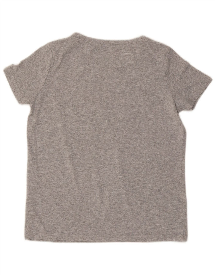 Refrigiwear Womens T-Shirt Top UK 12 Medium Grey