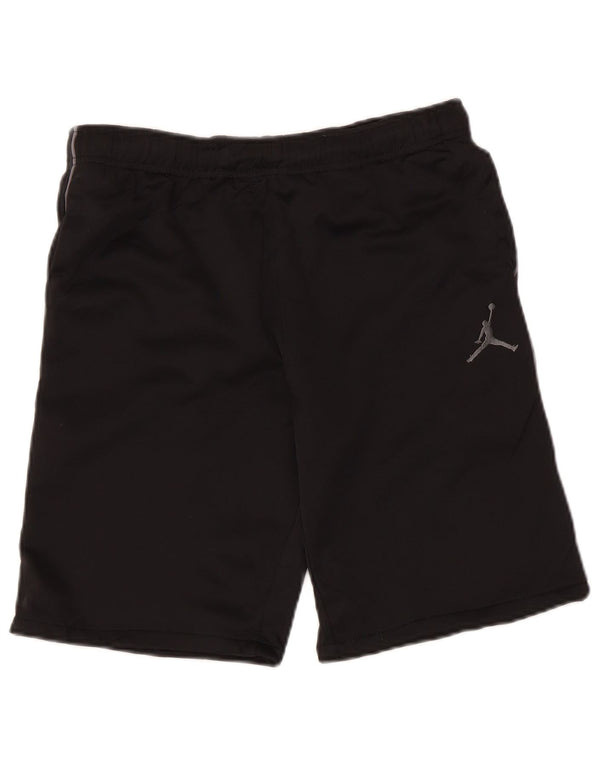 Jordan Boys Therma-Fit kratke sportske hlače 12-13 godina velike crne poliesterske