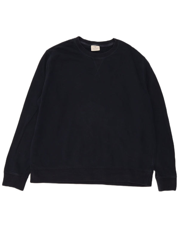 Marks & Spencer Herren-Sweatshirt mit regulärer Passform, 3XL, Marineblau, Baumwolle